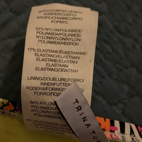 Trina Turk Hipster Bikini Bottom Multicolor Size 8 - Picture 4 of 6